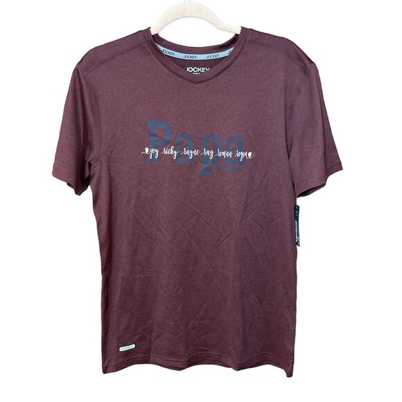 NWT Jockey Papa Red T-Shirt Men's Small - Picture 1 of 2
